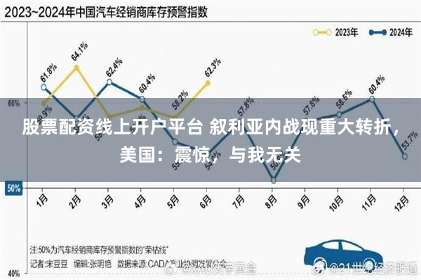 股票配资线上开户平台 叙利亚内战现重大转折，美国：震惊，与我无关