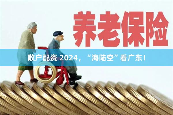 散户配资 2024，“海陆空”看广东！