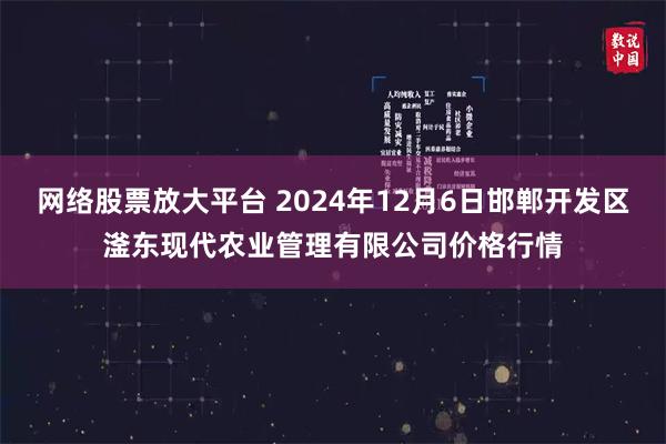 网络股票放大平台 2024年12月6日邯郸开发区滏东现代农业管理有限公司价格行情